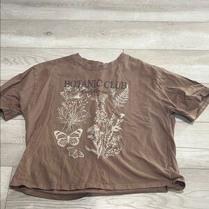 Brown Graphic Tee